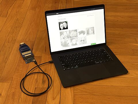 Transferring photos from the GBC